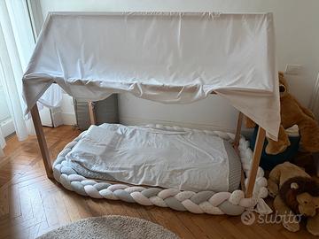 Lettino Montessori  Babylodge Aria con estensione