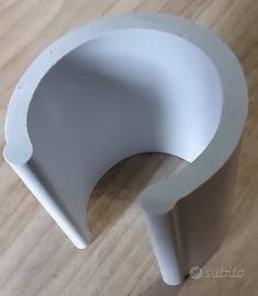 10 clips ferma telo 25 mm