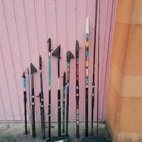 : Lotto 10 Canne da Pesca -Shimano,Daiwa, Mitchell