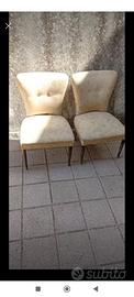 coppia poltroncine antiche da camera da letto.