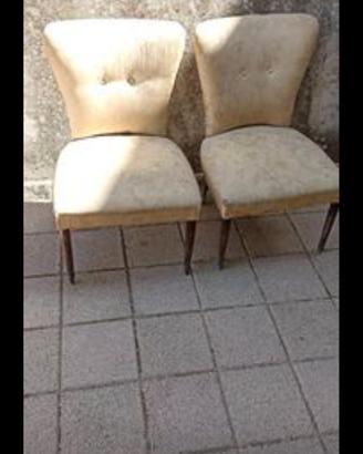 coppia poltroncine antiche da camera da letto.