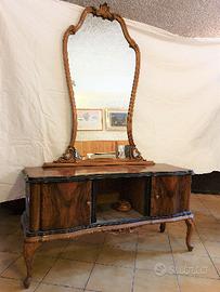 Toilette petineuse specchiera da camera anni '40