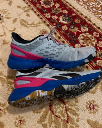 Scarpe Reebok Nanoflez TR rosa grigie