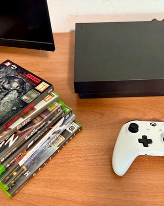 Xbox one x 1tb +giochi