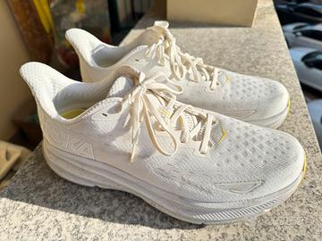 Hoka Clifton 9 Uomo Bianche Taglia 46