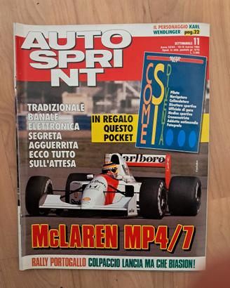 Autosprint 1992 Presentazione McLaren MP4/7 - Spec