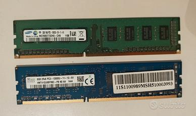 RAM 8GB DDR3 1600MHz SK hynix + 2GB