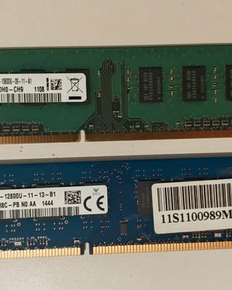 RAM 8GB DDR3 1600MHz SK hynix + 2GB