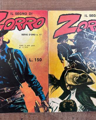 ZORRO - Il Segno di Zorro SERIE D'ORO n. 17-18
