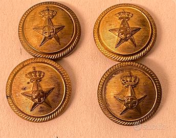 Bottoni Cappotto Ufficiale Ruolo Sanità REI