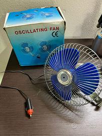 ventilatore oscillante da 12V per auto o camion