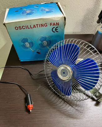 ventilatore oscillante da 12V per auto o camion