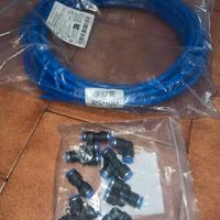 KIT TUBO 8x5 mm con 5 tipi raccordi aria compressa