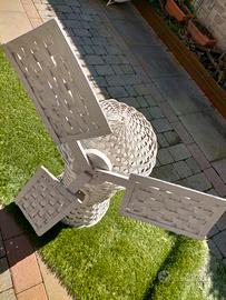 Mulino a vento in legno 