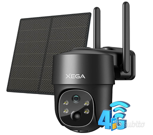 4G Telecamera Solare Esterno con SIM Scheda