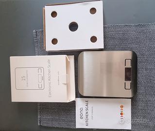 Eono Bilancia digitale da cucina, in acciaio