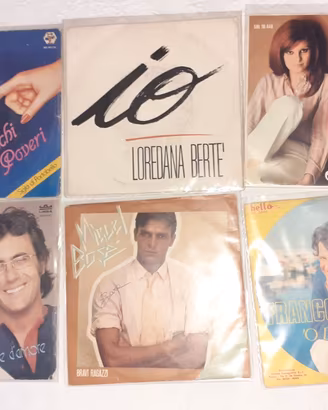 Dischi vinili vintage Musica italiana 60,70,80,90