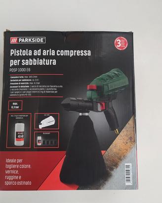 pistola aria compressa per sabbiatura 