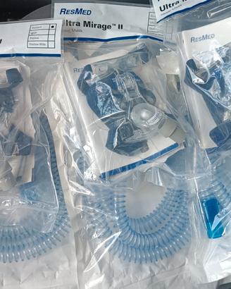 3 maschere nasali resmed ultramirage ii