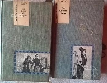 Due libri di Balzac in francese 1955 e 1962
