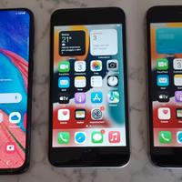 2 iPhone S6+ 1 Samsung smartfone A40