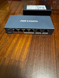 Hikvision switch poe DS-3E0106HP