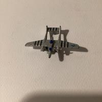 Aereo Micro Machines Anni 80 Vintage in Metallo