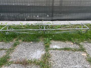 4 FIORIERE IN FERRO ZINCATO