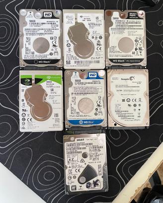 50 Hard Disk 500GB SATA 2.5" WD Seagate 7200/5400