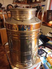 fusto da 25 l in acciaio per olio vino e aceto