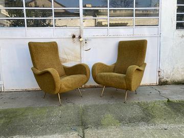 Coppia poltrone anni 50 tipo Lady