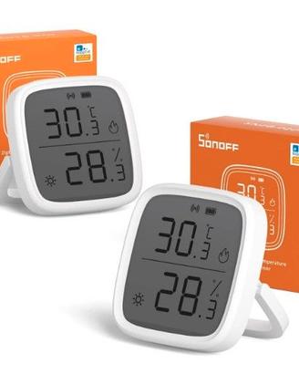 Sonoff 2Pezzi Termometro Igrometro Ambiente