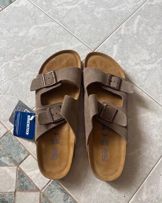 Birkenstock Arizona Grigio Scamosciate – Taglia 45