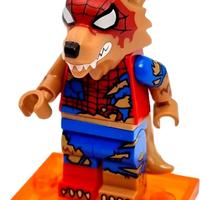 Lego Spiderman Lupo Mannaro Minifigure Marvel