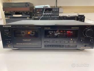 Platine Cassette Pioneer CT-S810S - Lecter Enregistreur Hi-Fi Stéréo, Noir, Occasion Fonctionnel