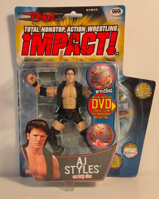AJ Styles action figure TNA Wrestling GIG