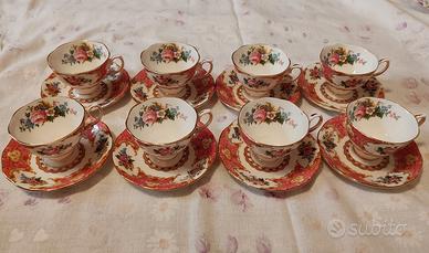 Set da 8 tazze  Royal Albert Lady Carlyle England