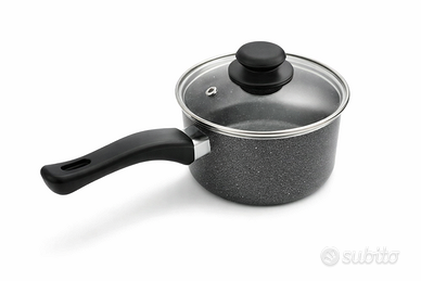 Pentolino in Acciaio Antiaderente con Coperchio