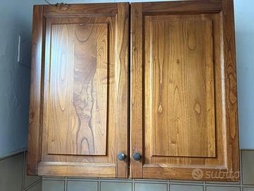 Piattaia pensile (cucina) in legno massello