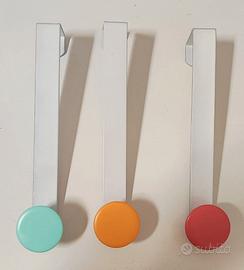 3 Ganci da porta/ appendiabiti