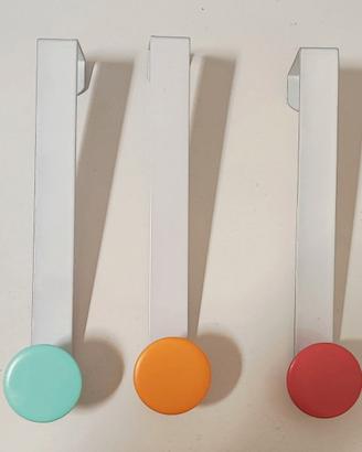 3 Ganci da porta/ appendiabiti