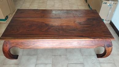 Tavolino da salotto in legno massiccio