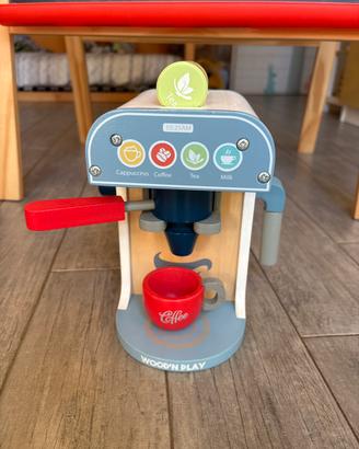 Macchina caffe giocattolo in legno wood’n play