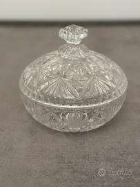 Bomboniera centro tavola in cristallo