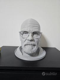 Stampa 3D busto di Whalter white, PETG