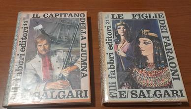 4 libri in 2 volumi Emilio Salgari