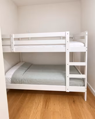 letto castello mydal con due materassi