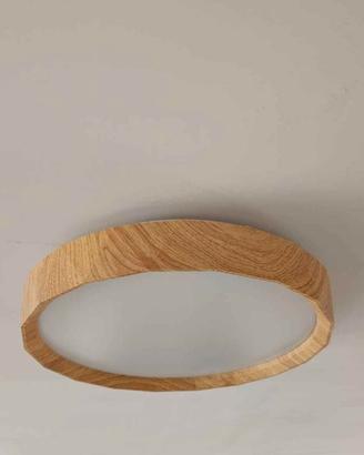 Plafoniere moderne con cornice effetto legno
