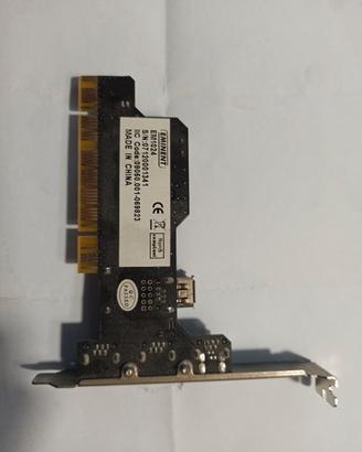 scheda FireWire 4 porte per pc fisso