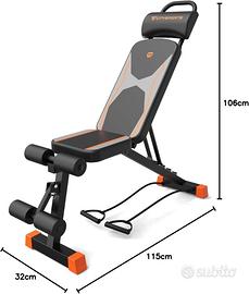 Panca Pesi Pieghevole, CITYSPORTS Multiposizione